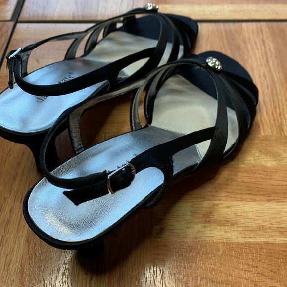 David Tate Rosette Evening Shoes - EUC 7 Black - Picture 7 of 10